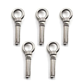 304 Stainless Steel Ring Lifting Expansion Shield Anchor Eye Bolt Expansion Screw (5PCS)