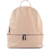 modamoda de - T137 Italian Women's Leather Backpack Bag, Pink