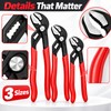Water Pump Pliers Notch Pliers Self-Locking Pipe Pliers Multifunctional Automatic