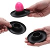 idea-station Neo Plastic Egg Cup Set of 6 – Black