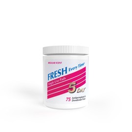 5-day Deodorant Pads, Reduces Underam Perspiration, 75Count