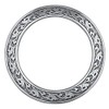Horse Shoe Brand Jeremiah Watt Engraved Floral Breast Collar Ring, 2-3/4"