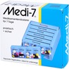 Medi-7 Medikamentendosierer für 7 Tage, blau, 1 St. Behältnis