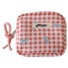 Burator.com Check Ribbon Mini Pouch / 뷰레이터닷컴 체크 리본 미니 파우치