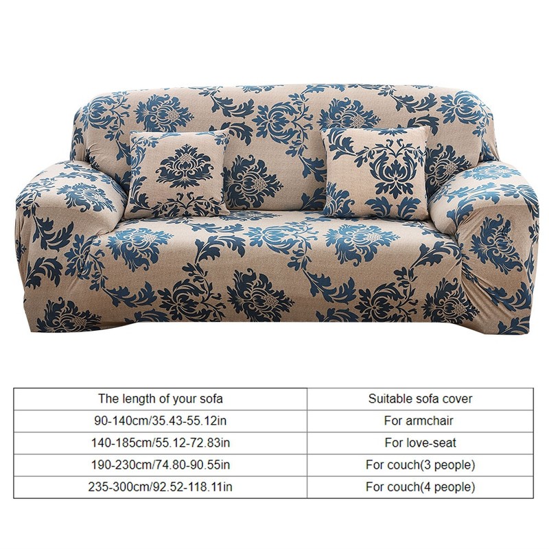 Waterproof Elastic Dustproof Slipcover Sofa Cover Cushion Protector (For 4