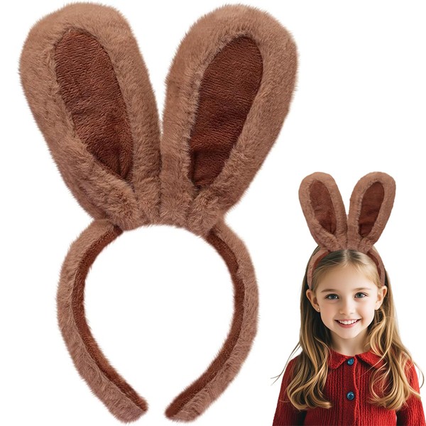 Plush Rabbit Ears Headband, Rabbit Ears Headband, Rabbit Ears Accessory,