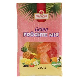 Berggold Jelly Fruit Mix 3 x 250 g Pack of 3