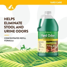 NaturVet Yard Odor Eliminator - 64oz, for Grass & Patios, Enzymatic