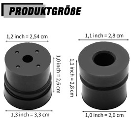 Hoypeyfiy 1121 790 9901 Set of 7 Chainsaw Vibration Damper Kit, Replacement for Stihl 026 024 MS240 MS260 Chainsaw, Replaces 1121 790 9912