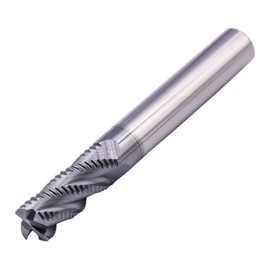 Solid Carbide Roughing End Mill(1Pc 5/16") - ALCrSiN Nano Coated, 4 Flute, 35 Degree Helix, 5/16" Cutting Diameter, 5/16" Shank Diameter, 13/16" Length of Cut, 2-1/2" Overall Length