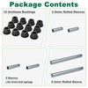 10L0L Front Lower Spring A-Arm Bushing Sleeves Kit for Club