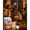 daunke 8 Sheets Halloween Window Clings 30x20cm, with Squeegee &