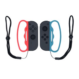 Mcbazel Boxing Grip con correas de mano para NS Switch/Switch OLED Joy-Con Fitness Boxing Juego azul y rojo