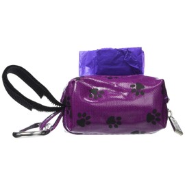Doggie Walk Bags Designer Duffle Bags for Dogs, Lavender, Purple Paw, Purple