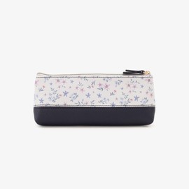 Afternoon Tea Living Pen Case JF03 Flower Print Pen Case, navy, retro