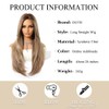OUFEI Ombre Ash Blonde Wigs for Women Long Wig with