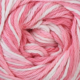 Sugar'N Cream Yarn - Ombres Super Size-Strawberry