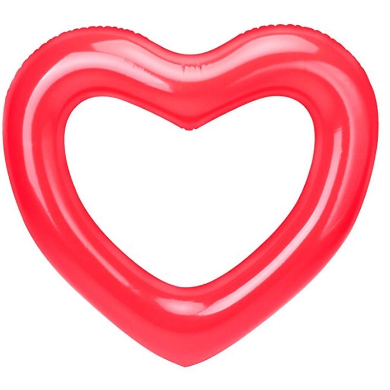 OK Basket Cute Big Heart Float, Adult Heart-Shaped Float, Perfect