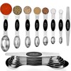 Rainberg Magnetic Measuring Spoon Set of 8 Stainless Steel Metal