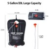 Solar Shower Bag, 1/2/4 Pack 5 Gallons/20L Camping Shower Bag,