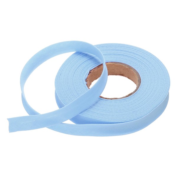 uxcell 1/2" Single Fold Bias Tape Polyester Continuous Bias Tape