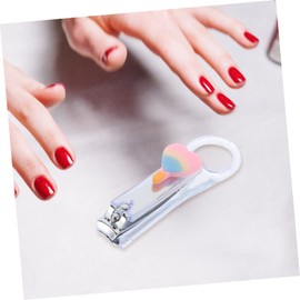 PACKOVE 3Pcs Random Style Nail Clippers Household Fingernail Trimmers for Manicure Pedicure Durable Nail Beauty Tools for Home Use Travel