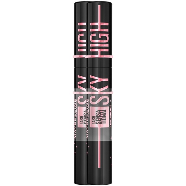 Maybelline New York Lash Sensational Sky High Cosmic Twin Pack Sky High Technology for Long and Full Eyelashes with Jet Black Texture