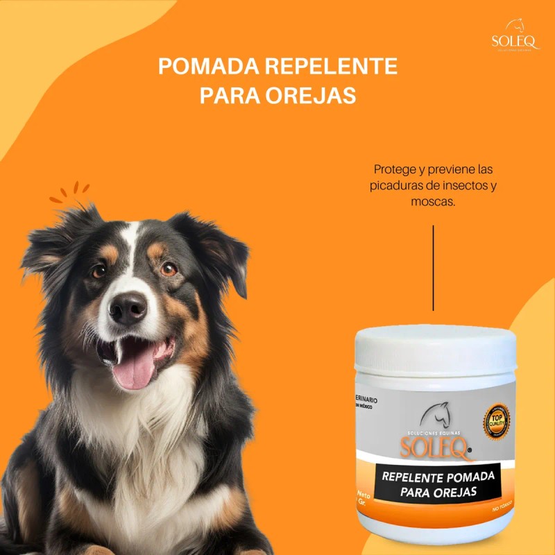 Pomada Soleq Repelente De Insectos - Orejas - Perro Y