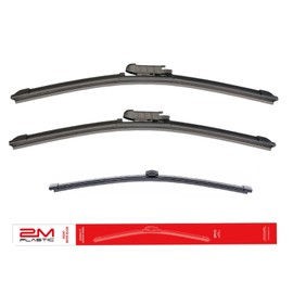 2MPLASTIC Front and Rear Wiper Blades For INFINITI QX30 2017-2019
