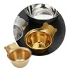 MAGICLULU 2pcs Salad Dressing Container Small Sauce Tray Bear Shape