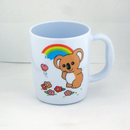 Nagao Unbreakable Children's Cup, 6.7 fl oz (190 ml), Koala, Dishwasher Safe, Made in Japan