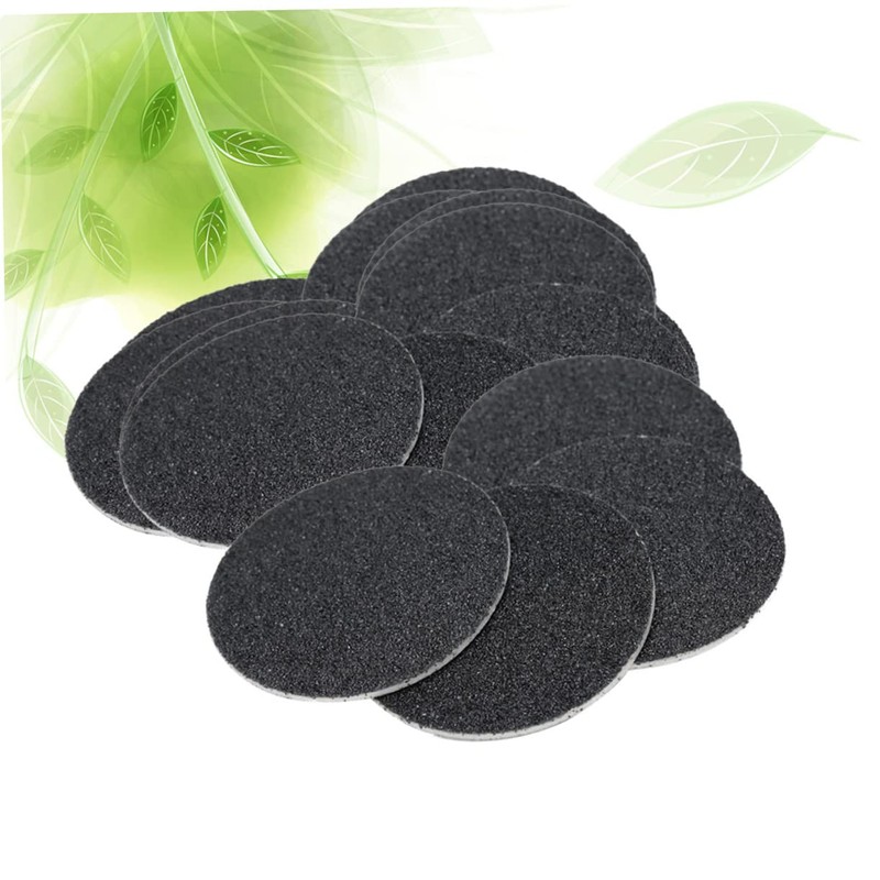 Mikinona Foot Polishing Discs 60pcs Replacement Sandpaper Disks for Dry