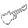 Staedter Tinplate Guitar Shape Cookie Cutter, 7.5 cm, Silver