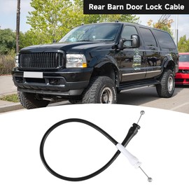 Rear Driver Side Cargo Door Lock Cable Rear Left Barn Door Lock Cable - Compatible for Ford Excursion 2001-2005