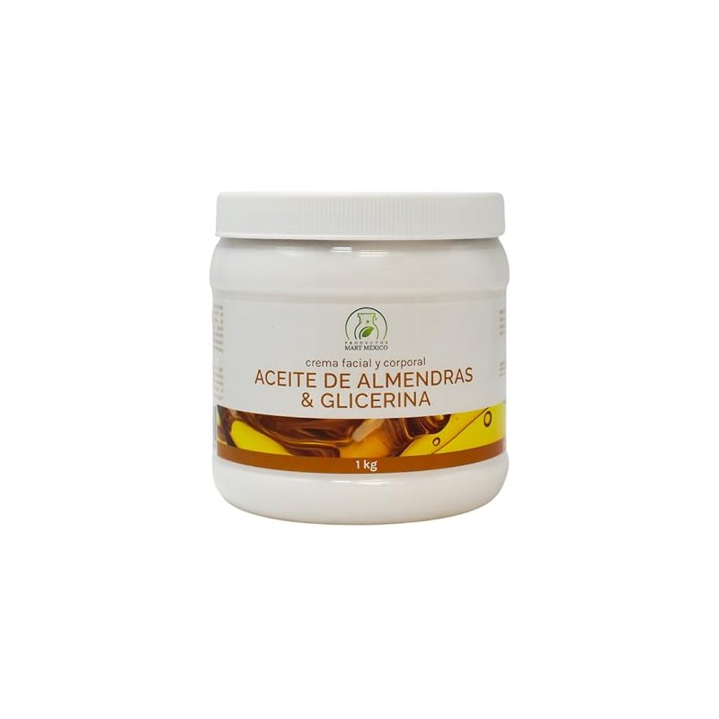 Crema Con Aceite De Almendras & Glicerina Facial & Corporal