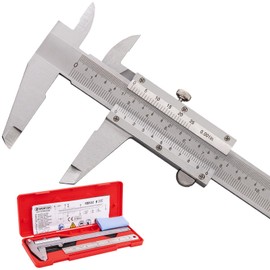 Spurtar Vernier Calliper 150 mm / 6 Inch Calliper Analogue for Diameter Depth Step Measuring Accuracy: 0.02 mm / 0.001 Inch for Household DIY Jewellery Woodworking