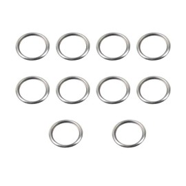 YYTQP 10 PCS M16 Oil Drain Plug Gaskets Compatible with Subaru Outback Impreza Legacy Forester XV Crosstrek BRZ Drain Plug Crush Washer 803916010