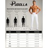 Pudolla Mens Long Joggers Tall with Zipper Pockets Tall Men