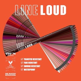 Delineador de labios Line Loud, de larga duración y pigmentado, con aceite de jojoba y vitamina E Make A Statement
