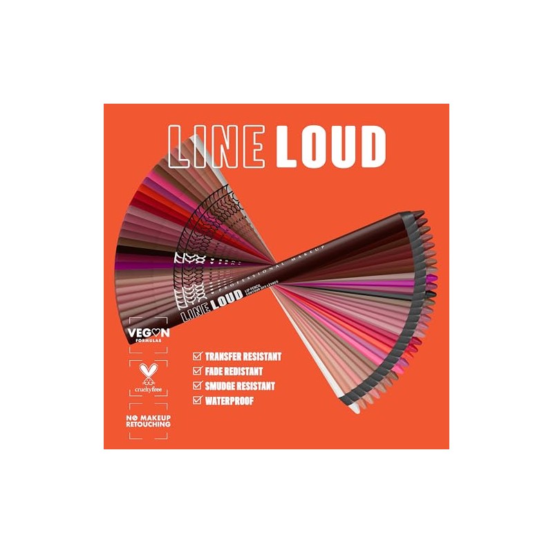 Delineador de labios Line Loud, de larga duración y pigmentado,