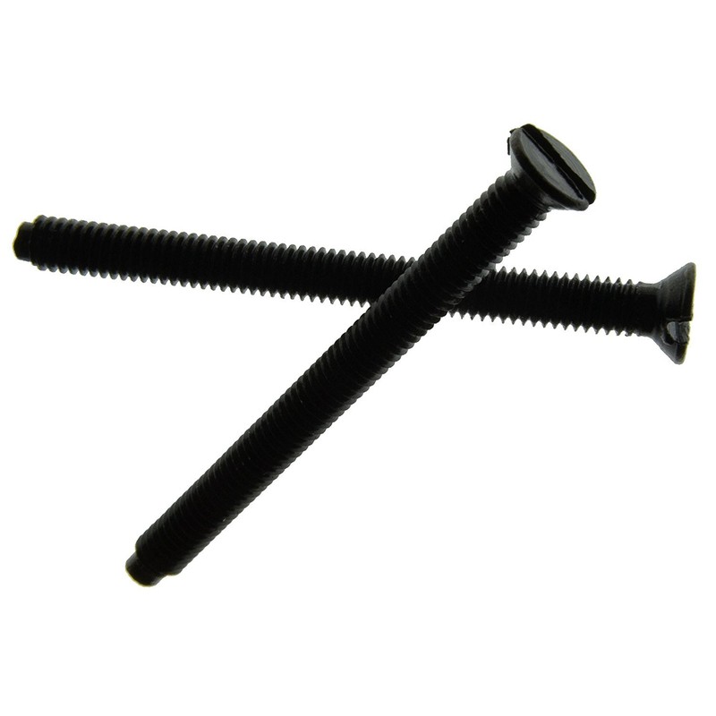 Taskar 40mm Black Nickel Flat Head Screws for Flat Plate