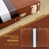 Backgammon, Backgammon Case, Backgammon Wood, with High-Quality Leather Case, Portable