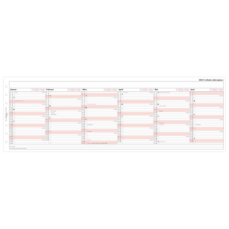 Filofax Personal Professional Year Planner (German) 2024