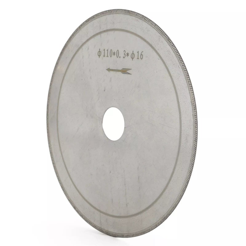 10Pcs 4.5" 110mm Super-Thin Diamond Lapidary Saw Blade Cutting Trim
