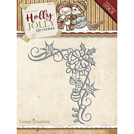 Christmas Decoration - Holly Jolly - Snijmal - Yvonne Creations