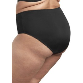 Goddess Women's Plus Size Sarah Full Coverage Brief, Black, XXX-Large