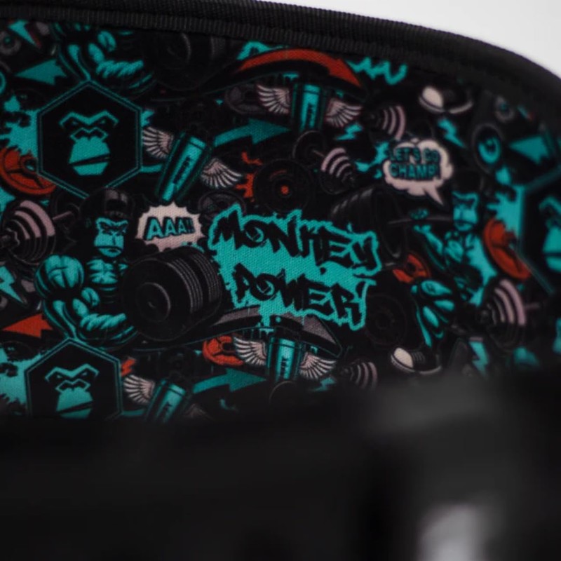 CINTURON DE OJILLOS MONKEY POWER INTERIOR AZUL GYM CROSSFIT (GRANDE