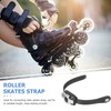 Roller Skate Strap 2Pcs Inline Roller Shoes Strap Professional Buckle