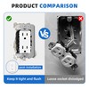 WooFog 15 Pcs Outlet Spacers for Electrical Box, Wall Plate