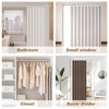 Brushed Nickel Shower Curtain Rods - 31-80 Inch Spring Tension